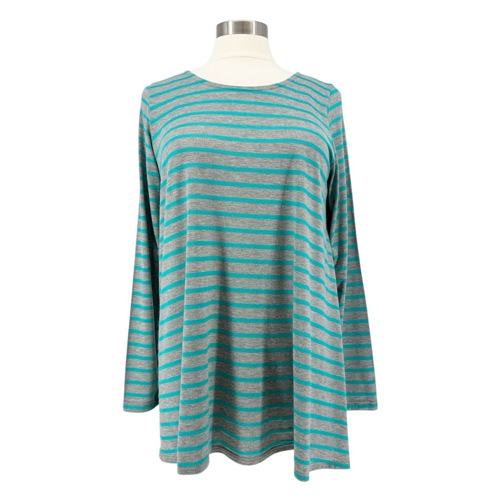 ANTHROPOLOGIE PUELLA Striped Knit Swing Top L